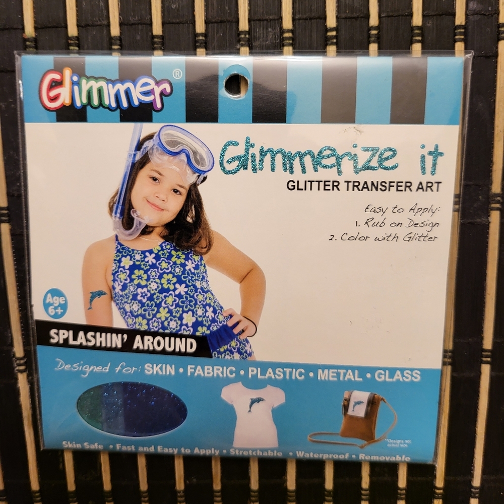 Glimmerize itGLITTER TRANSFER ART